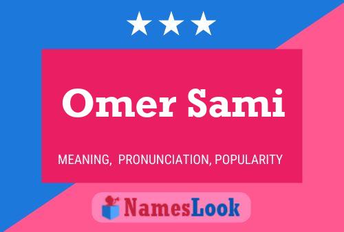 Omer Sami 名字海报