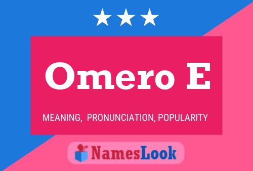 Omero E 名字海报