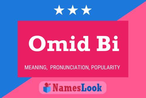 Omid Bi 名字海报