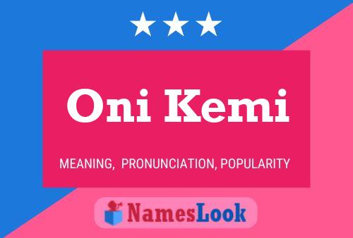 Oni Kemi 名字海报