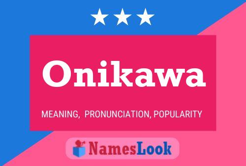 Onikawa 名字海报