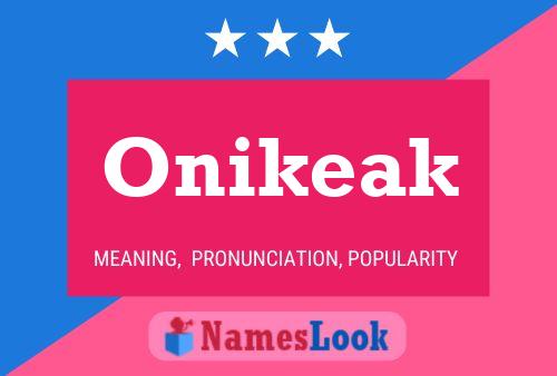 Onikeak 名字海报