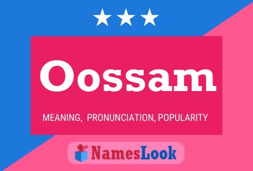 Oossam 名字海报