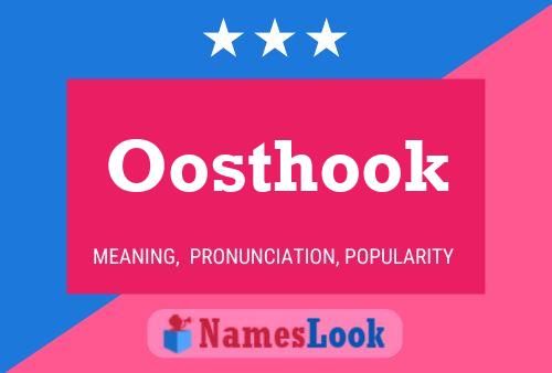 Oosthook 名字海报