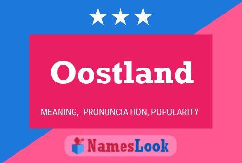 Oostland 名字海报