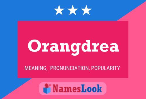 Orangdrea 名字海报