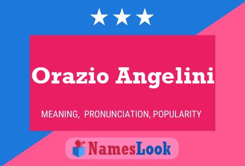 Orazio Angelini 名字海报