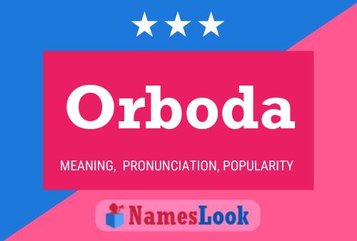 Orboda 名字海报