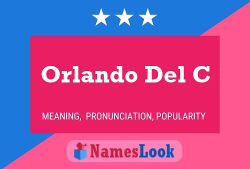 Orlando Del C 名字海报