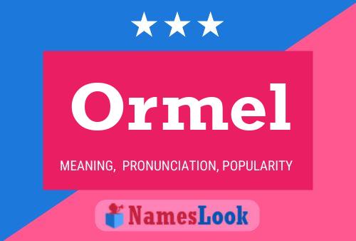 Ormel 名字海报