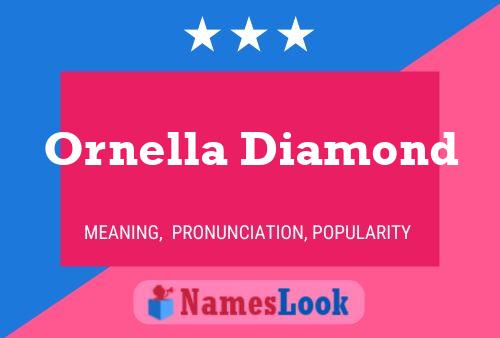 Ornella Diamond 名字海报