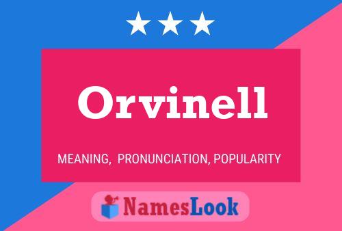 Orvinell 名字海报