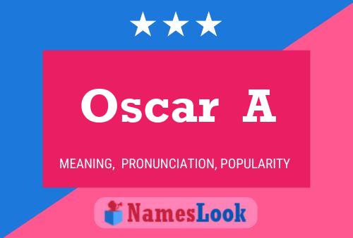 Oscar  A 名字海报