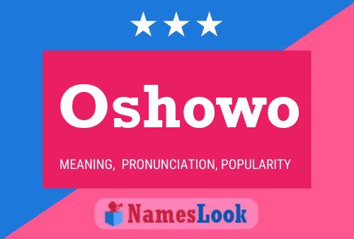 Oshowo 名字海报