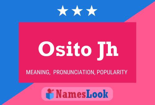 Osito Jh 名字海报