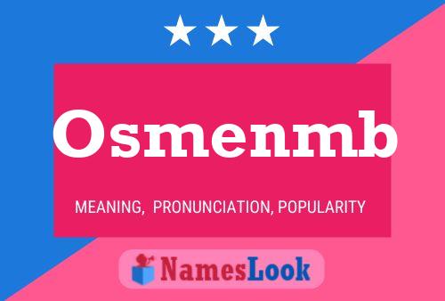 Osmenmb 名字海报