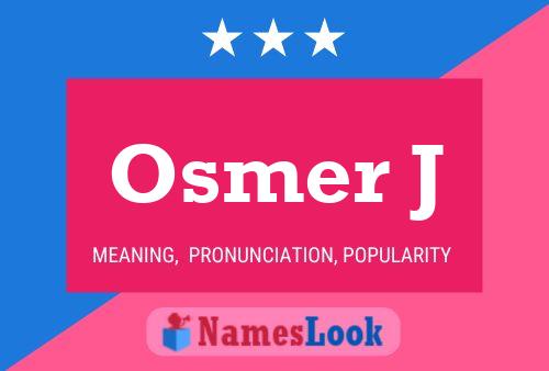 Osmer J 名字海报