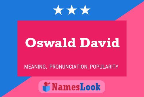 Oswald David 名字海报