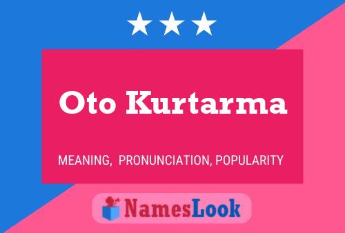 Oto Kurtarma 名字海报