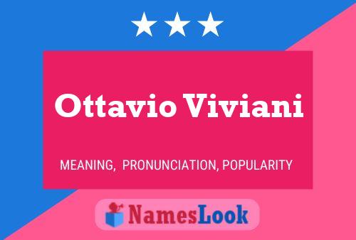 Ottavio Viviani 名字海报