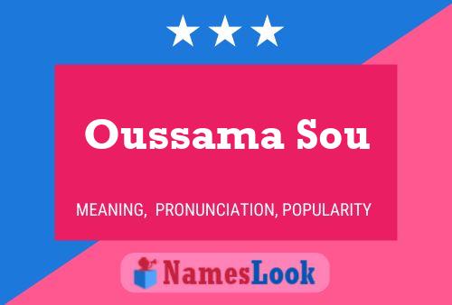 Oussama Sou 名字海报