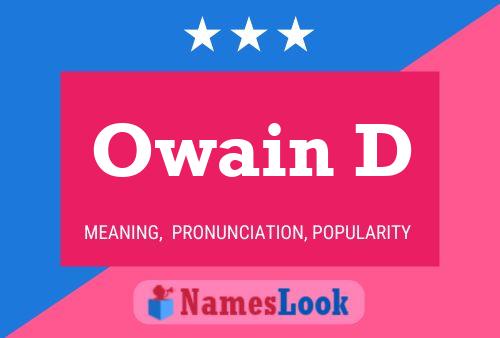 Owain D 名字海报