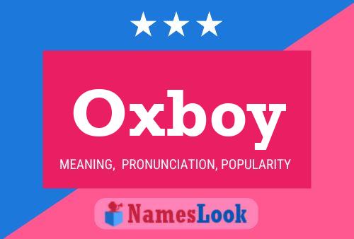 Oxboy 名字海报