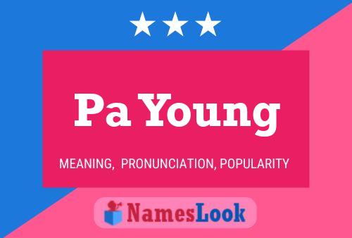 Pa Young 名字海报