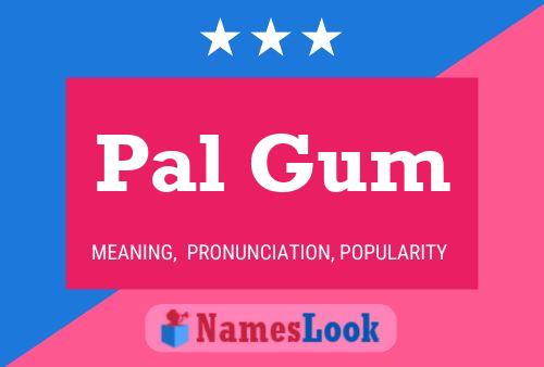 Pal Gum 名字海报