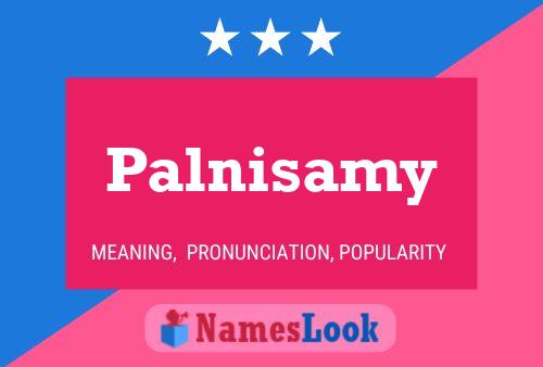 Palnisamy 名字海报