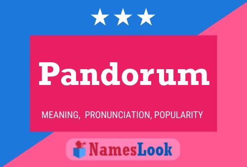 Pandorum 名字海报