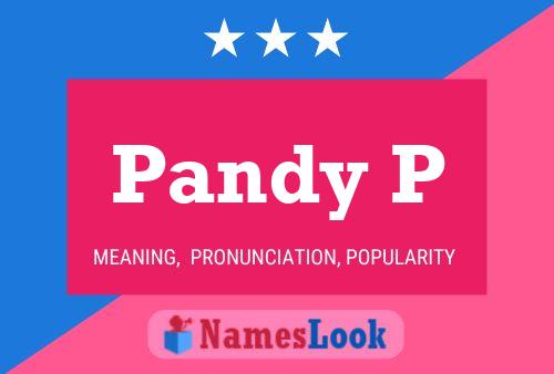 Pandy P 名字海报