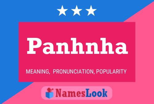 Panhnha 名字海报