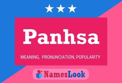 Panhsa 名字海报