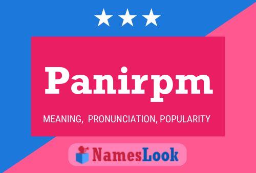 Panirpm 名字海报