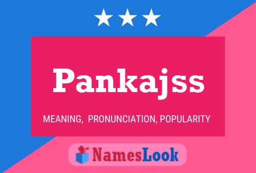 Pankajss 名字海报