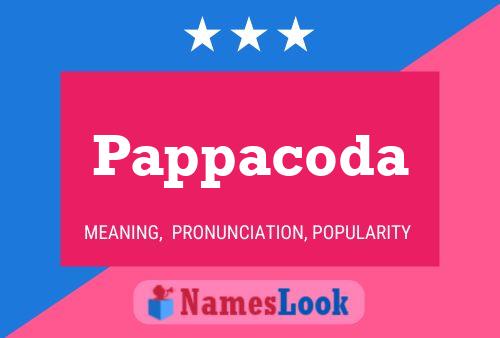 Pappacoda 名字海报