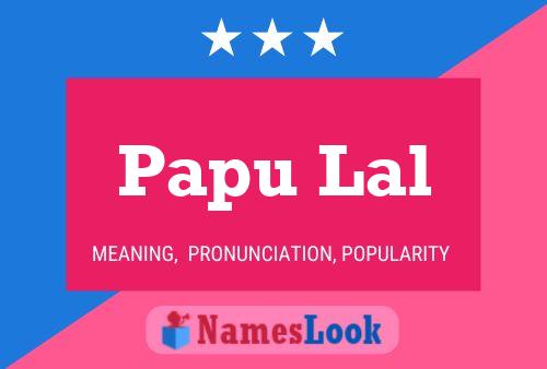 Papu Lal 名字海报