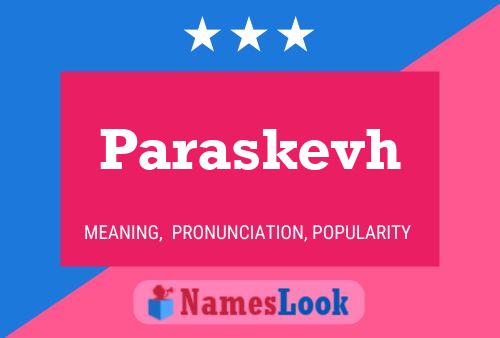 Paraskevh 名字海报