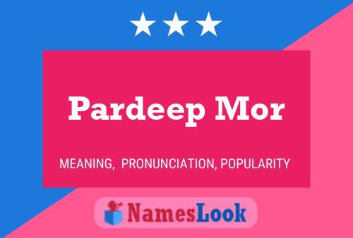 Pardeep Mor 名字海报