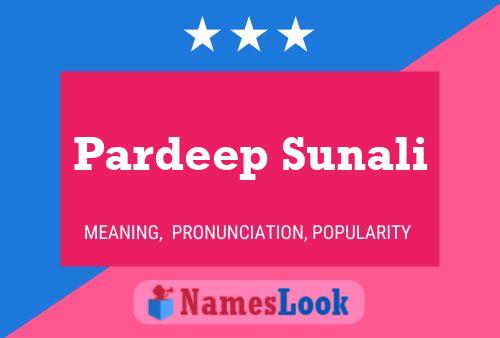 Pardeep Sunali 名字海报