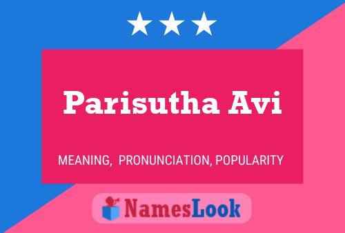 Parisutha Avi 名字海报