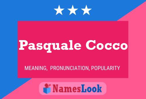 Pasquale Cocco 名字海报