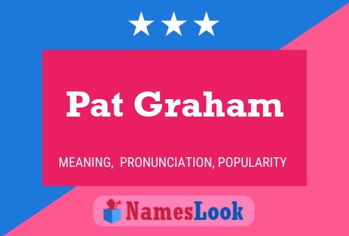 Pat Graham 名字海报