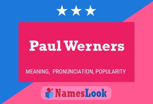 Paul Werners 名字海报