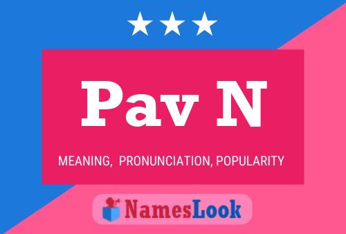 Pav N 名字海报