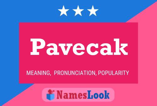 Pavecak 名字海报