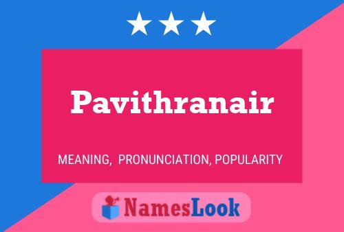 Pavithranair 名字海报