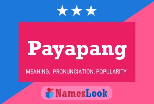 Payapang 名字海报