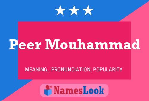 Peer Mouhammad 名字海报